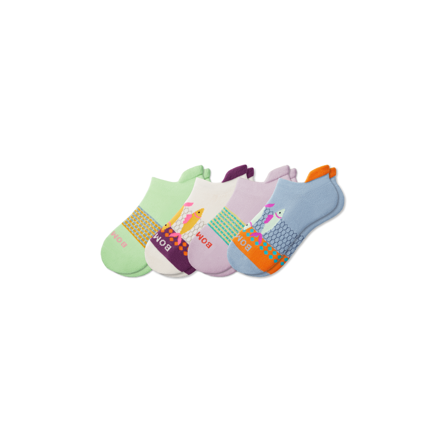Youth Aquatic Ankle Sock 4-Pack - Active Studio Support