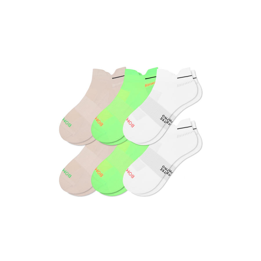 Women's RunPro Ankle Sock 6-Pack - Easy Shift Cushion