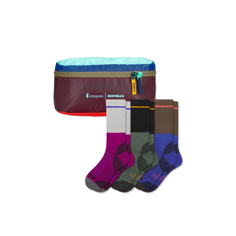 Women's Hiking Calf Sock 3-Pack & Cotopaxi Fanny Pack - Weekend Stash