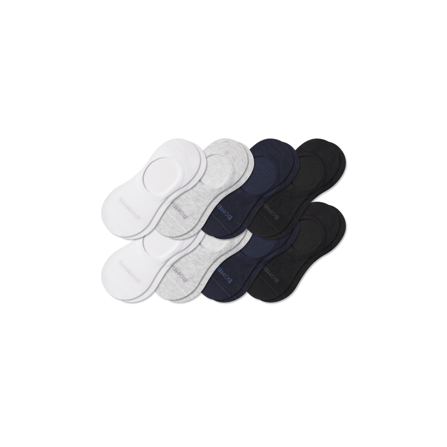 Men's Lightweight No Show Sock 8-Pack - Smooth Low Cut Pair