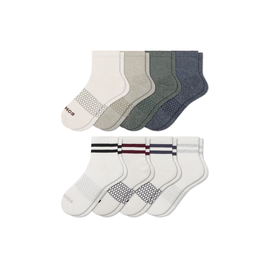 Men's Quarter Sock 8-Pack - Fresh Home Cushion
