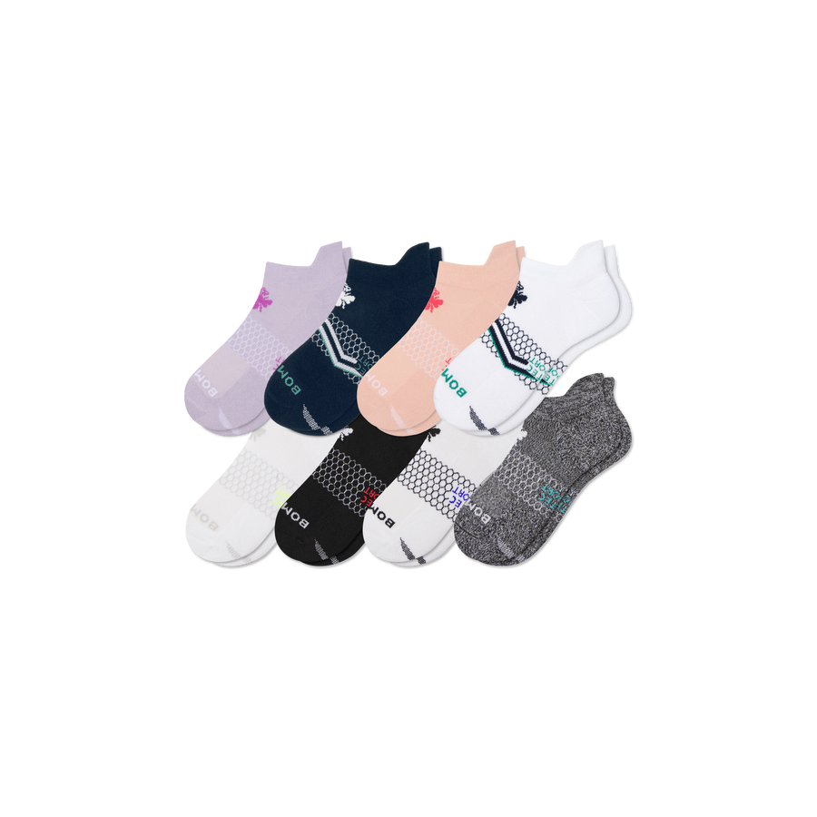 Women's All Sport Ankle Sock 8-Pack - Active No Show Fit