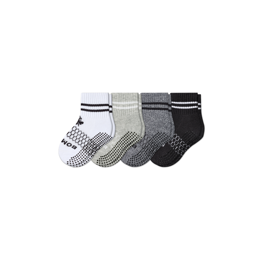 Toddler Originals Gripper Calf Sock 4-Pack - Active Low Cut Pair