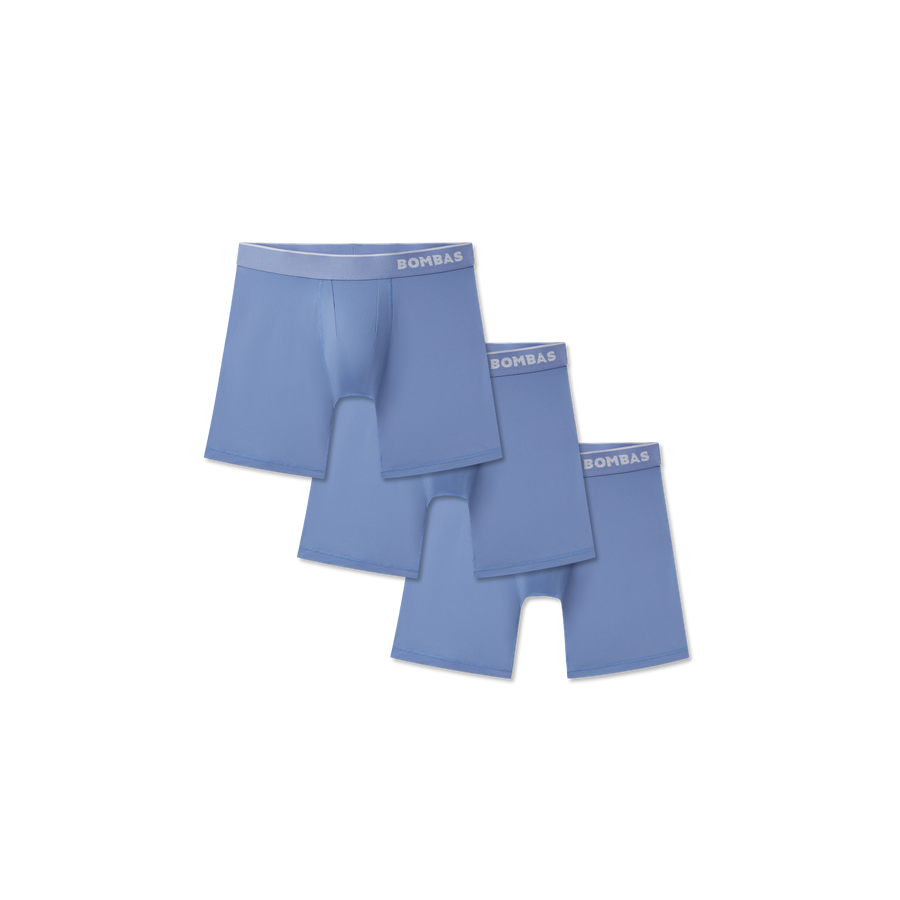 Men's Sport Flyless Boxer Brief 3-Pack - Seamless Fit