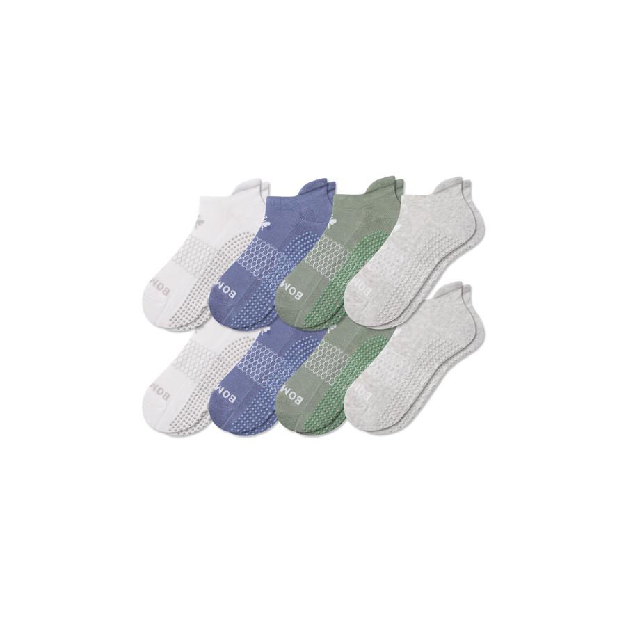 Women's Gripper Ankle Sock 8-Pack - Classic Travel Step