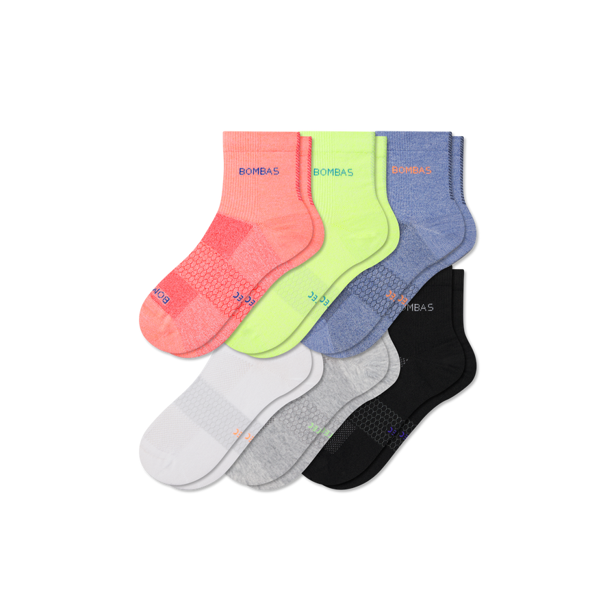Men's UltraLite Sport Quarter Sock 6-Pack - Comfort Recovery Rotation