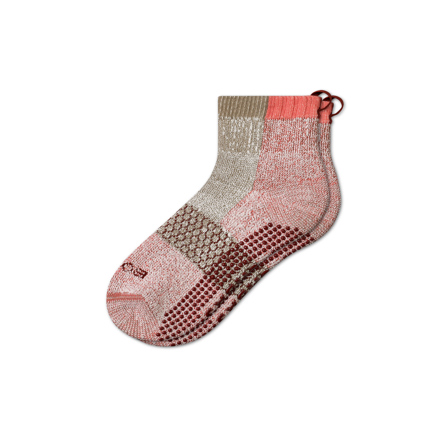 Men's Merino Wool Blend Gripper House Socks - Daily Court Rotation
