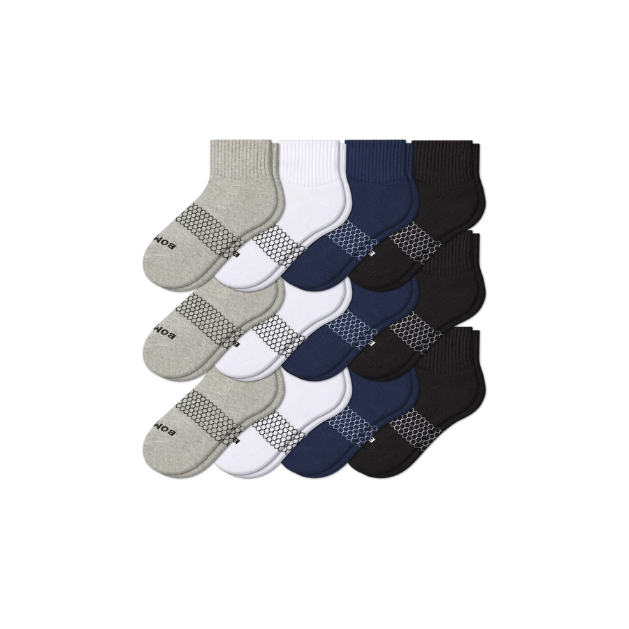Men's Quarter Sock 12-Pack - Soft Weekend Support
