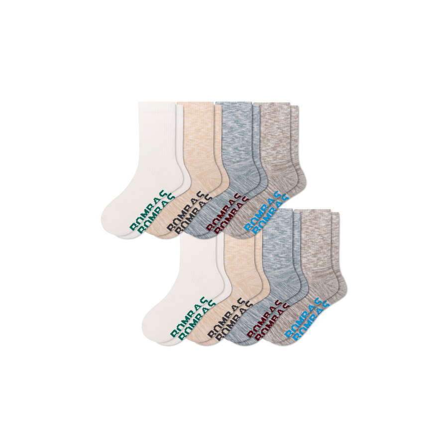 Women's Summer Ragg Half Calf Sock 8-Pack - Easy Hike Comfort