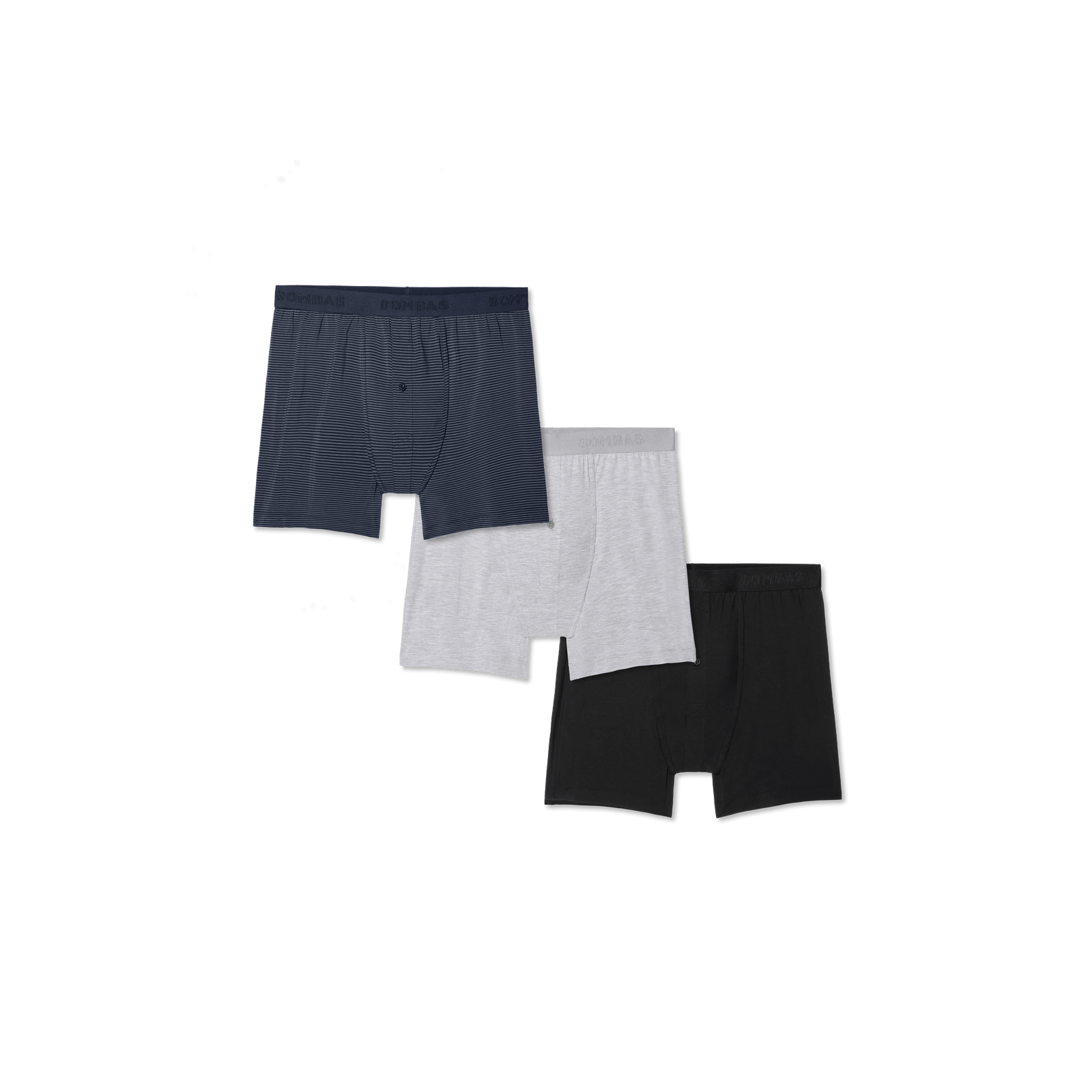 Men's Cotton Modal Blend Boxer 3-Pack - Stripe Core Pack L