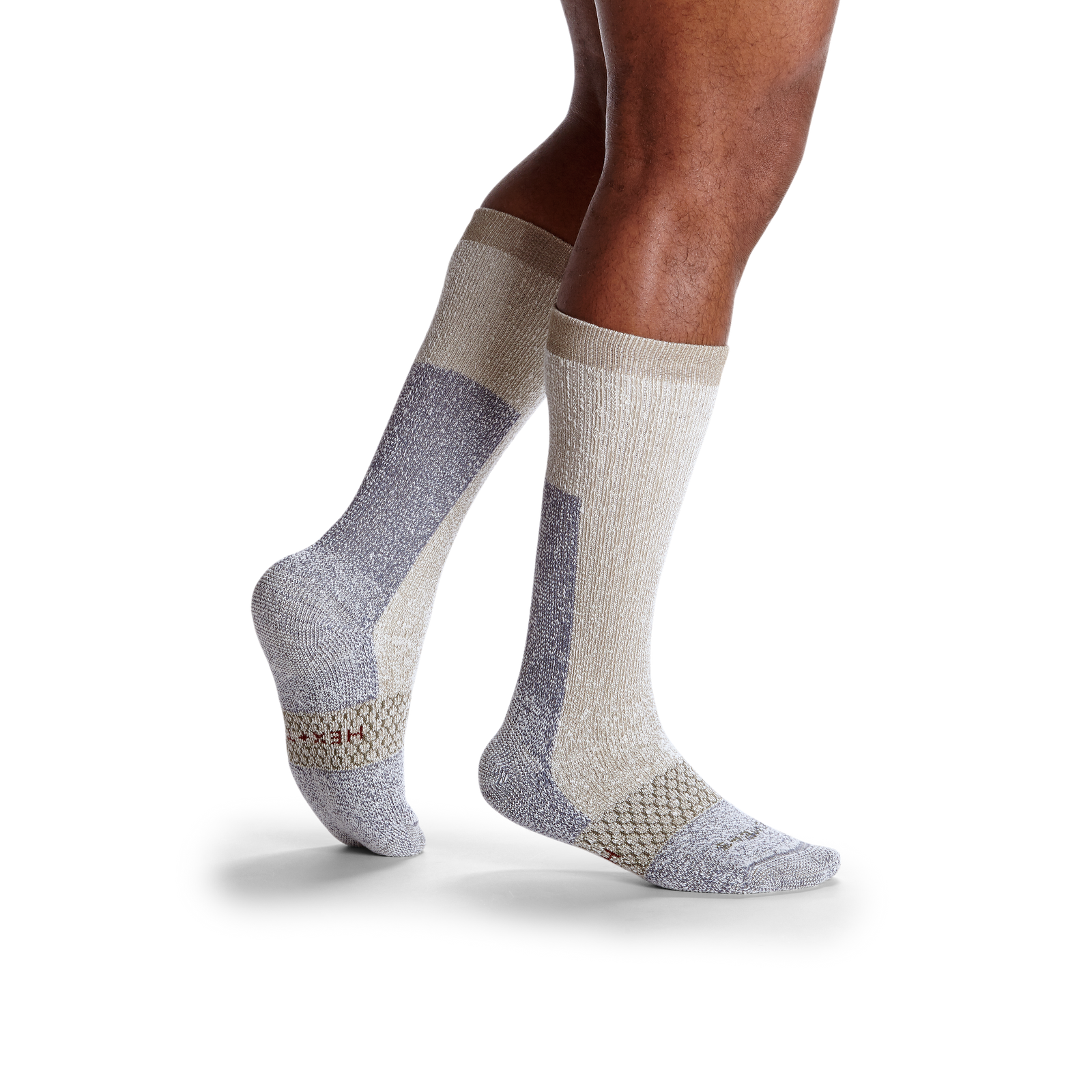 Men's All-Purpose Performance Heavy Duty Calf Socks - taupe - 54