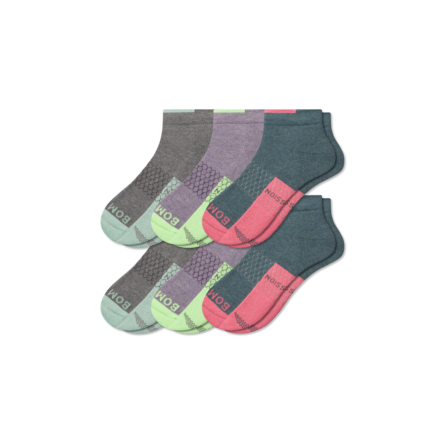 Women's Performance Compression Ankle Sock 6-Pack - Training Trail Support