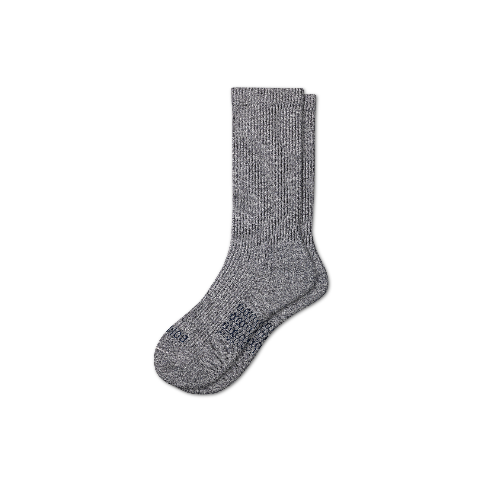 Modern Rib Calf Socks - Washed Black L [6004]