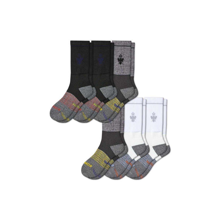 Men's Performance Targeted Compression Calf Sock 6-Pack - Trail Court Hold