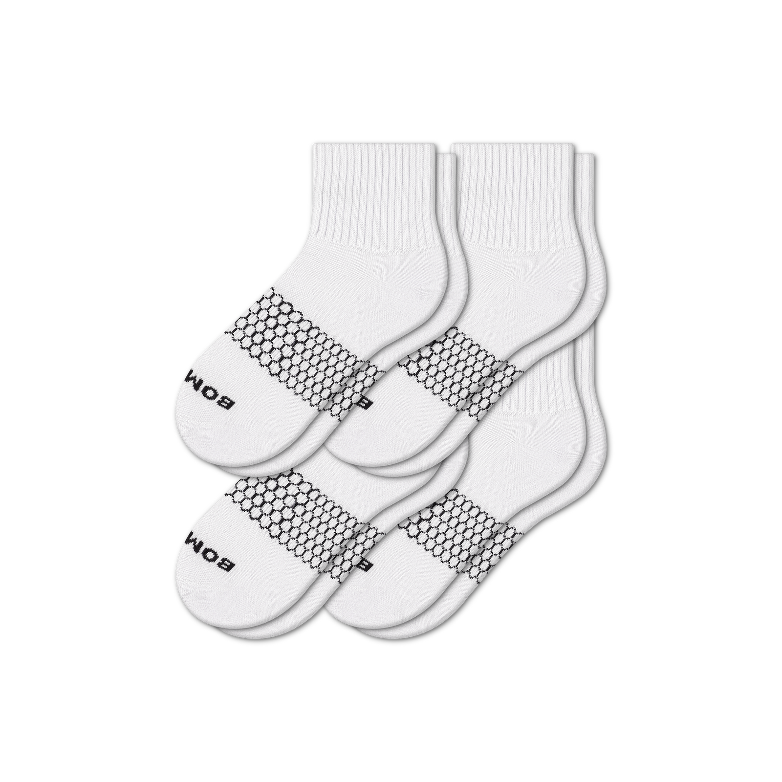 Men's Quarter Sock 4-Pack - white - 10