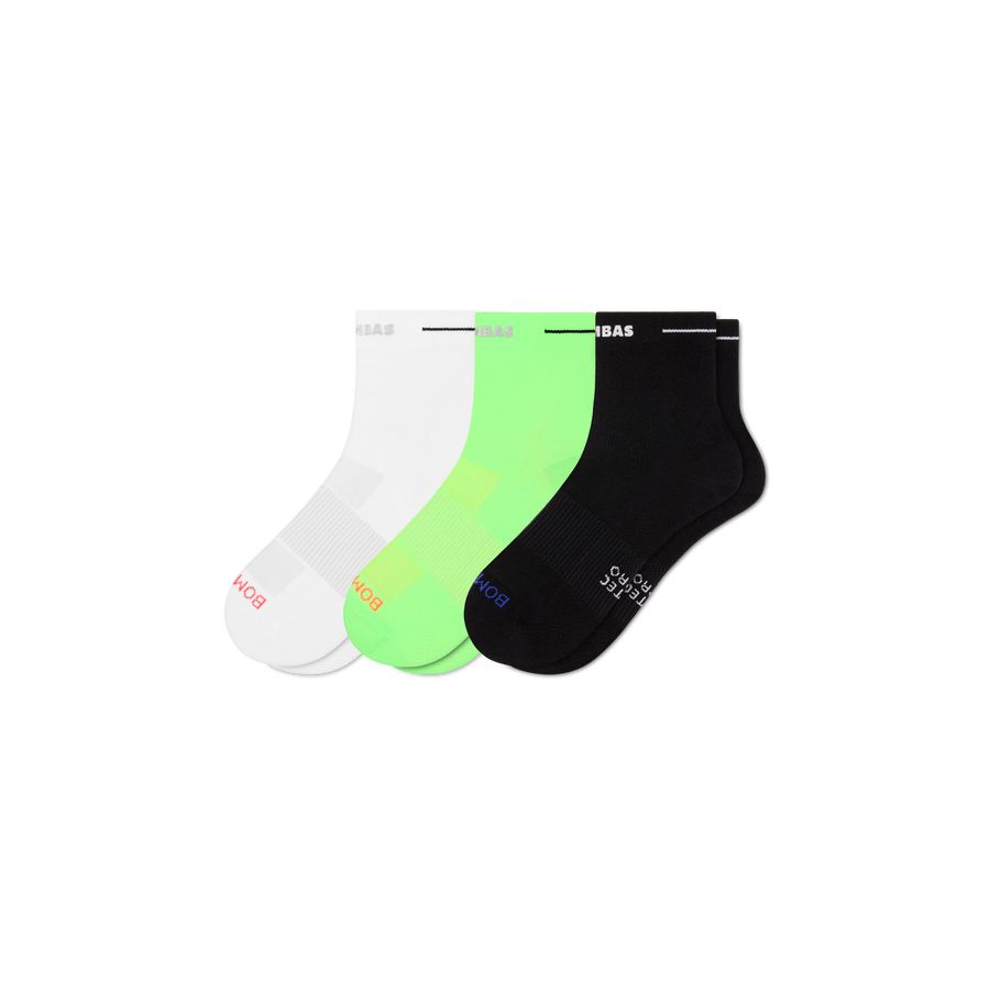 Men's RunPro Quarter Sock 3-Pack - Modern Run Support