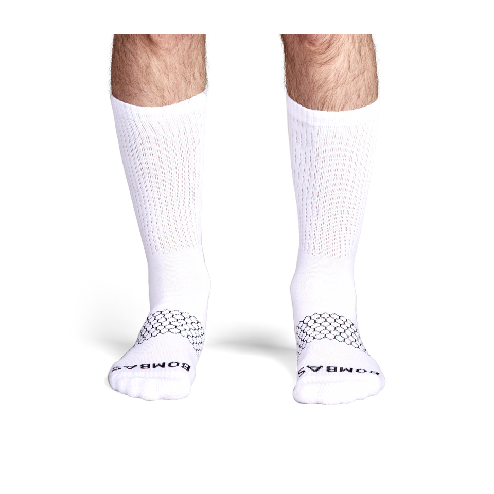 Solids Calf Sock - White MO1 [3517]