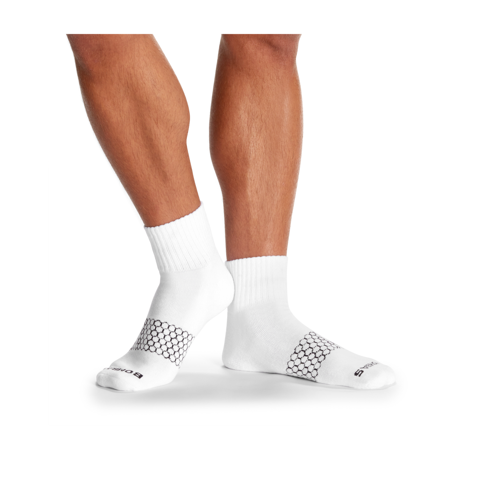 Men's Quarter Socks - white - 12
